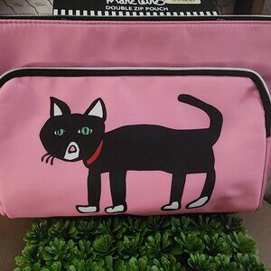 NWT Marc Tetro Black Cat Pouch / Clutch
